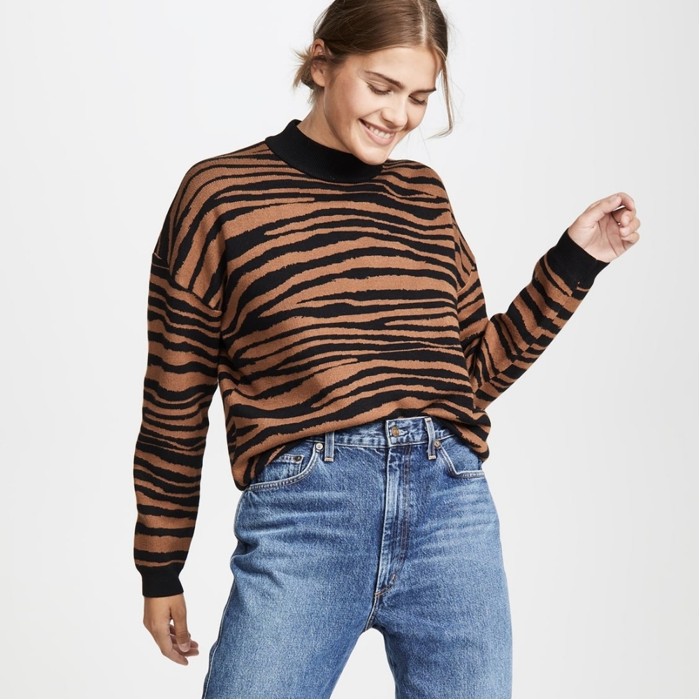 🚨LAST CHANCE🚨 NWOT Wayf Vincent Intarsia Sweater, size XS